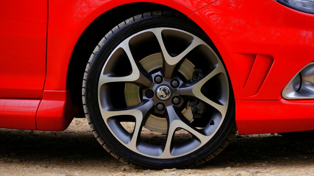 Vauxhall two-tone alloy wheel